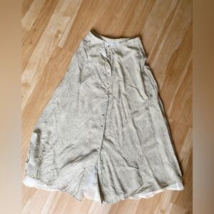 vintage silk skirt